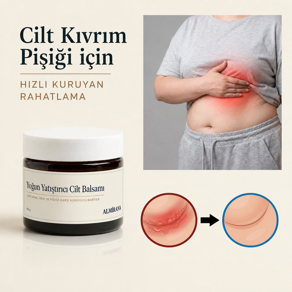 Almirana Yoğun Yatıştırıcı Cilt Balsamı — Sürtünme, Nem ve Pişiğe Karşı Koruyucu Bariyer