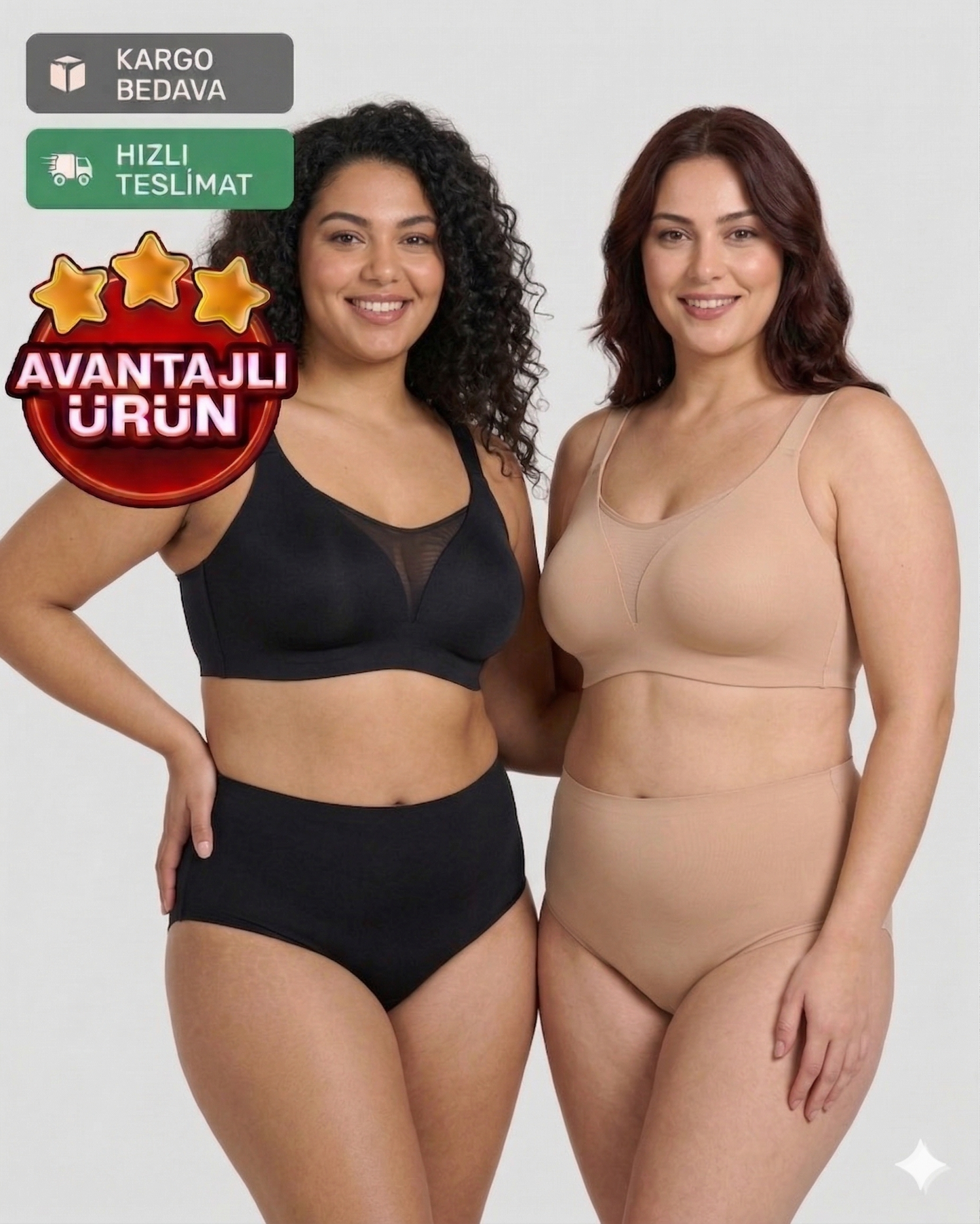 İki Beden İnce Gösteren Göğüs Küçültücü Sütyen – Balensiz Toparlayıcı Günlük Rahatlık