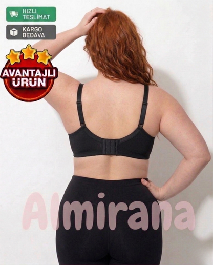 İki Beden İnce Gösteren Göğüs Küçültücü Sütyen – Gün Boyu Konfor & Pürüzsüz görünüm